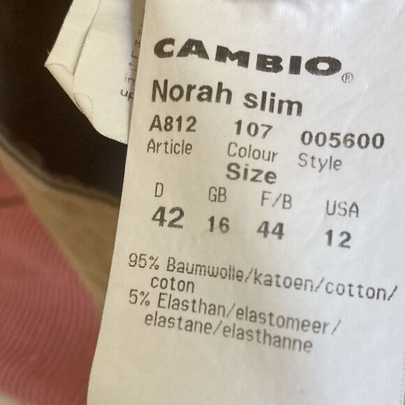 EUC CAMBIO Basics Norah Slim 5 Pocket Straight Leg Jeans Size 12 - Picture 12 of 12